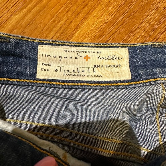 Imogene + Willie Women’s Elizabeth Blue High Rise Premium Denim Jeans - Picture 4 of 13